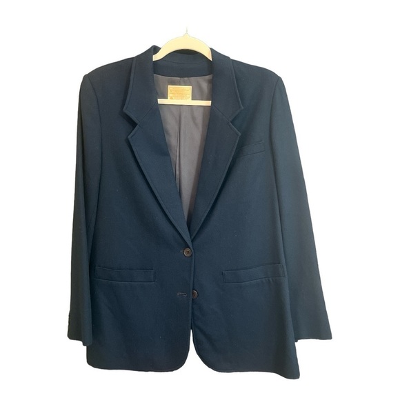 Pendleton Vintage Two Button Blazer Academia 100% Wool - Picture 1 of 5